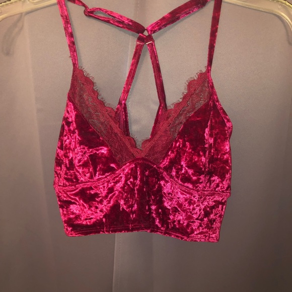 Aerie Velvet Lace Bralette - Picture 2 of 3